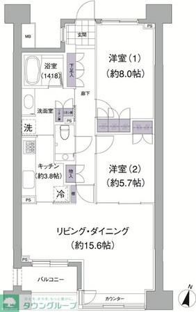 アビティ目黒の物件間取画像
